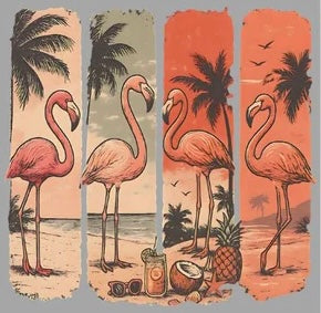 Beach Flamingo