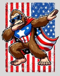 Patriotic Chimp