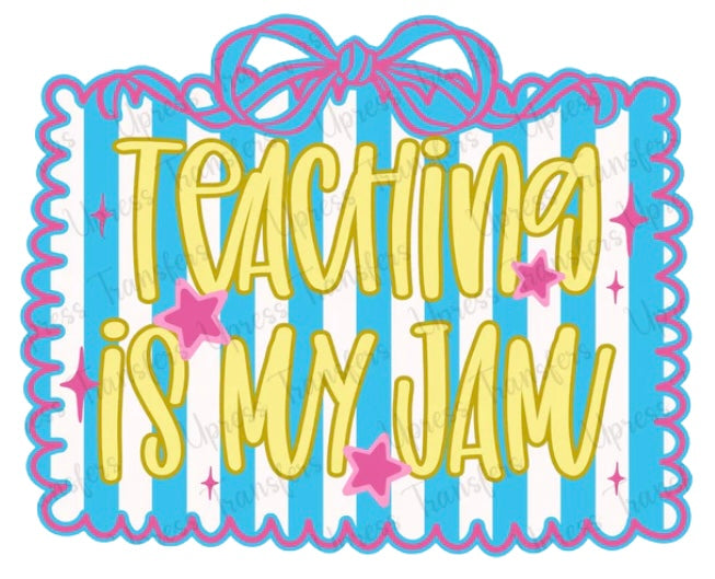 Teaching is my Jam vinyl